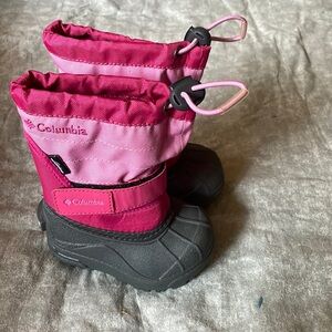 Columbia PowderBug Toddler Girls Size 5 Winter Snow Boots